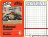 (S) Quartett Kartenspiel *Berliner 1980* Motorradrennen